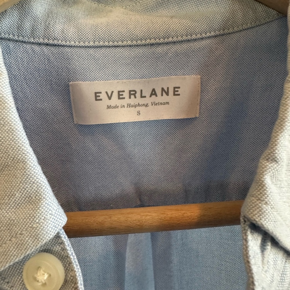 Everlane Sky Blue Collared Shirt